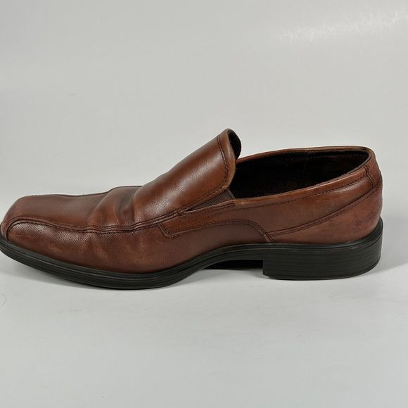 Ecco Johannesburg Venetian Loafer Men’s Size 8 Brown Leather Shoes Slip On main image 4